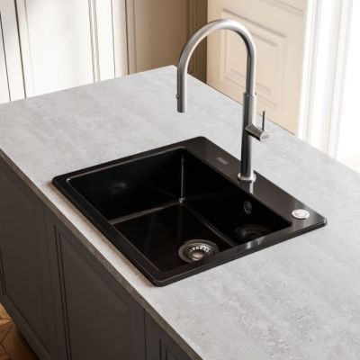 Franke Mythos MYK 610-52 zlewozmywak ceramiczny 59x51 cm onyx 124.0749.516