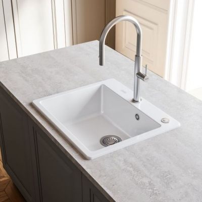 Franke Mythos MYK 610-52 zlewozmywak ceramiczny 59x51 cm biały polarny 124.0749.518