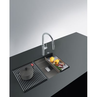 Franke Kanon KNG 110-37 zlewozmywak 37x42 cm Fragranite kamienny szary 125.0528.631