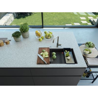 Franke Kanon KNG 120 zlewozmywak 76x46 cm Fragranite onyx 125.0528.636