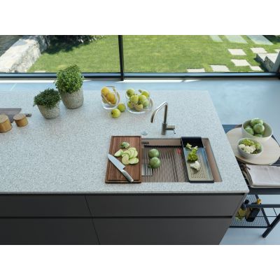 Franke Kanon KNG 120 zlewozmywak 76x46 cm Fragranite cappuccino 125.0528.637