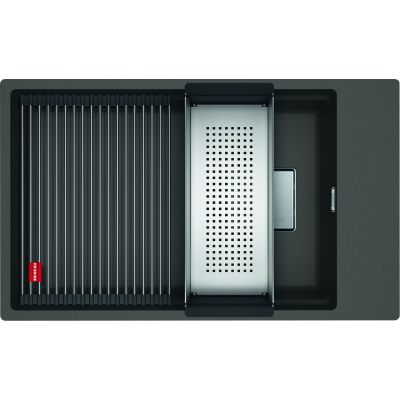 Franke Kanon KNG 110-62 zlewozmywak granitowy 76x46 cm łupkowy szary 125.0716.372