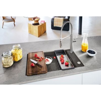 Franke Kanon KNG 110-62 zlewozmywak granitowy 76x46 cm łupkowy szary 125.0716.372