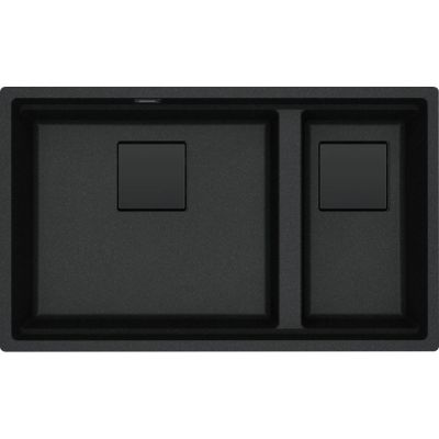Franke Kanon zlewozmywak granitowy 76x46 cm onyx 125.0740.836