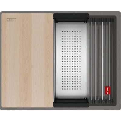 Franke Kanon KNG PRO 110-52 zlewozmywak granitowy 56x46 cm kamienny szary 125.0749.658