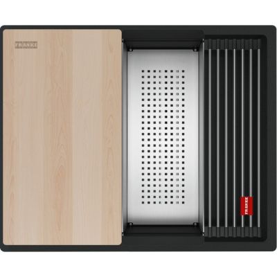 Franke Kanon KNG PRO 110-52 zlewozmywak granitowy 56x46 cm czarny mat 125.0749.662