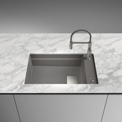 Franke Kanon KNG PRO 110-62 zlewozmywak granitowy 76x46 cm kamienny szary 125.0749.668