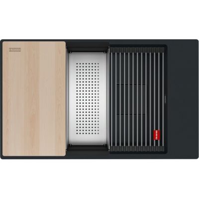 Franke Kanon KNG PRO 110-62 zlewozmywak granitowy 76x46 cm czarny mat 125.0749.672