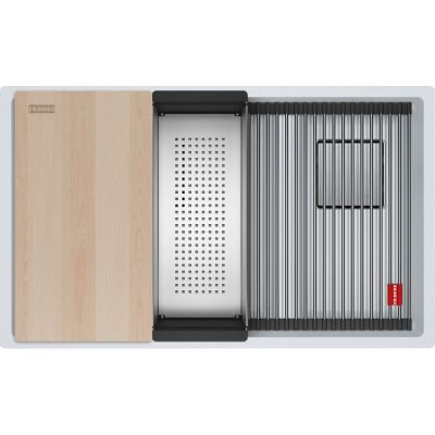 Franke Kanon KNG PRO 160-46-21 zlewozmywak granitowy 76x46 cm biały polarny 125.0749.675