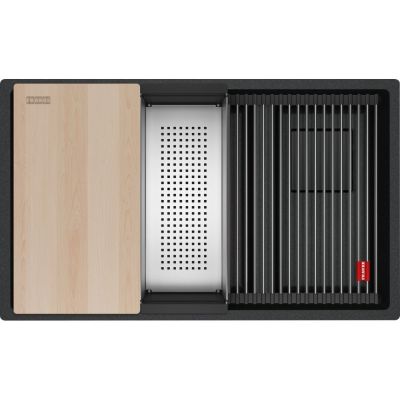 Franke Kanon KNG PRO 160-46-21 zlewozmywak granitowy 76x46 cm onyx 125.0749.684