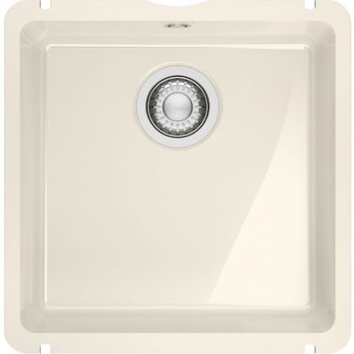 Franke KubusX zlewozmywak ceramiczny 40,5x40 cm kremowy połysk 126.0738.287