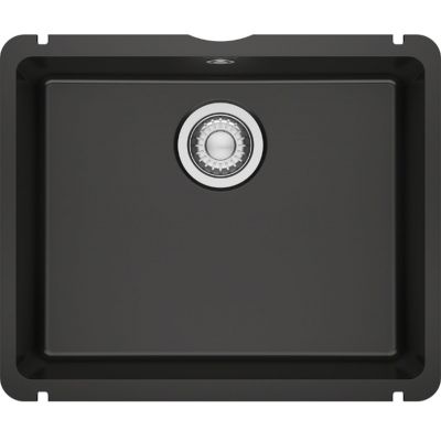Franke KubusX zlewozmywak ceramiczny 50,5x40 cm czarny mat 126.0738.293