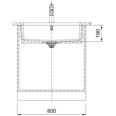 Franke KubusX zlewozmywak ceramiczny 70,5x40 cm kremowy połysk 126.0738.295