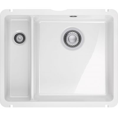 Franke KubusX zlewozmywak ceramiczny 49x40 cm biały połysk 126.0738.298