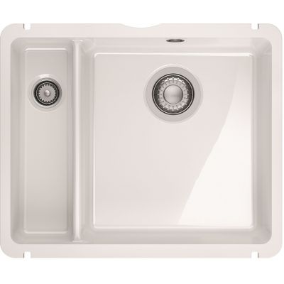 Franke KubusX zlewozmywak ceramiczny 49x40 cm biały połysk 126.0738.298