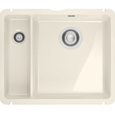 Franke KubusX zlewozmywak ceramiczny 49x40 cm kremowy połysk 126.0738.299