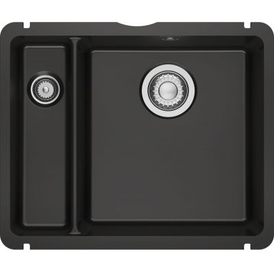 Franke KubusX zlewozmywak ceramiczny 49x40 cm czarny mat 126.0738.301