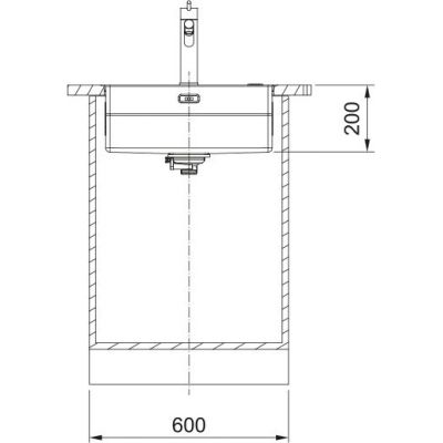 Franke Box Pro BXX PRO 210-50 TL zlewozmywak stalowy 53x51 cm stal szlachetna 127.0749.856