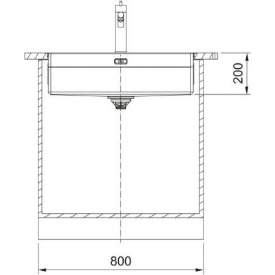 Franke Box Pro BXX PRO 210/110-70 zlewozmywak stalowy 73x44 cm stal szlachetna 127.0749.859