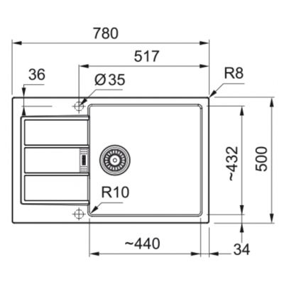 Franke Sirius 2.0 S2D 611-78 XL zlewozmywak 78x50 cm z Tectonite beżowy 143.0676.418