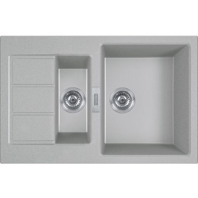Franke Sirius 2.0 S2D 651-78 zlewozmywak 78x50 cm z Tectonite kamienny szary 143.0618.684