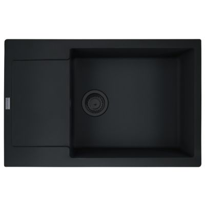 Franke Maris zlewozmywak granitowy 78x50 cm czarny 114.0693.520