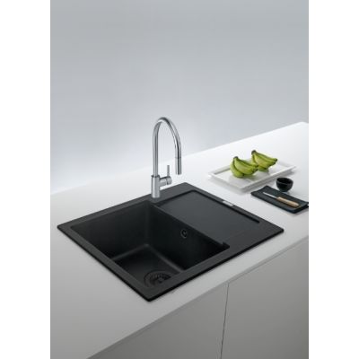 Franke Maris zlewozmywak granitowy 62x50 cm czarny 114.0693.534