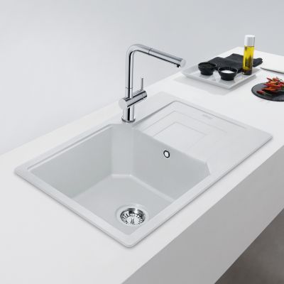 Franke Urban UBG 611-78 XL GSC zlewozmywak 78x50 cm Fragranite biały polarny 114.0687.280