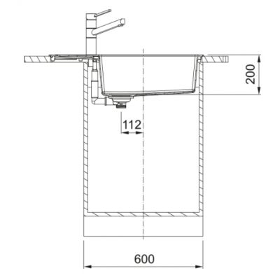Franke Sirius 2.0 zlewozmywak Tectonite 78x43,5 cm kamienny szary 143.0618.650