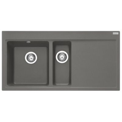 Franke Mythos zlewozmywak granitowy 100x51,5 cm kamienny szary 114.0675.933