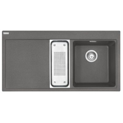 Franke Mythos zlewozmywak granitowy 100x51,5 cm kamienny szary 114.0675.934