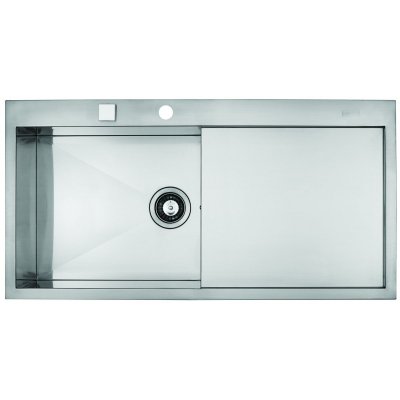 Zlewozmywak lewokomorowy Franke Planar PPX 611 101.0050.482 jedwab