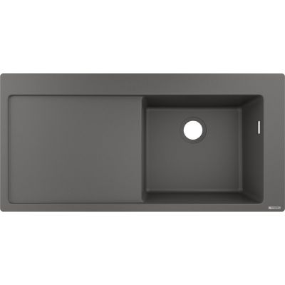 Hansgrohe S 51 zlewozmywak granitowy 74,5x41,5 cm kamienny szary 43314290
