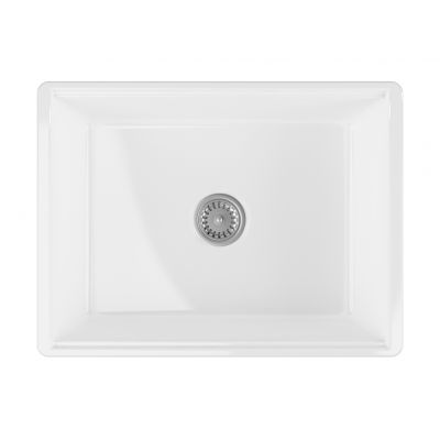 Isvea Ravenna zlewozmywak ceramiczny 61x46 cm biały 10RV81061