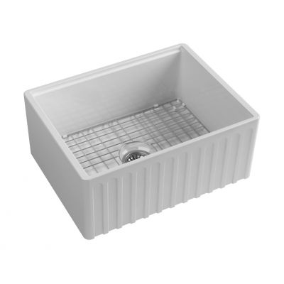 Isvea Ravenna zlewozmywak ceramiczny 61x46 cm biały 10RV81061