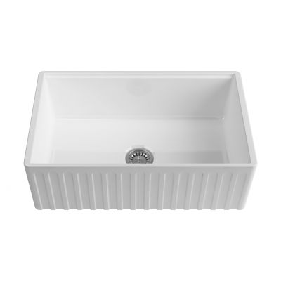 Isvea Ravenna zlewozmywak ceramiczny 76,2x46 cm biały 10RV81076