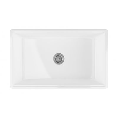 Isvea Ravenna zlewozmywak ceramiczny 76,2x46 cm biały 10RV81076