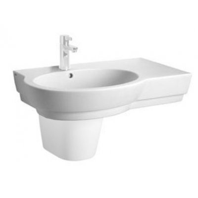 Umywalka asymetryczna 80 cm prawa Koło Varius K31780