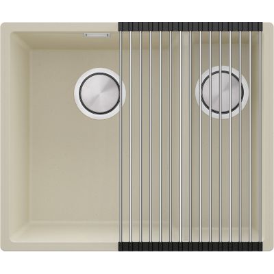 Primagran Duo Slim zlewozmywak granitowy 56x47 cm beżowy MLDKB-X0#N