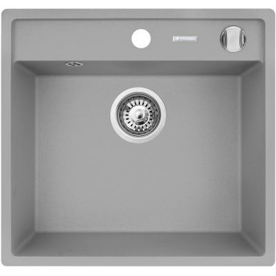 Pyramis Camea zlewozmywak granitowy 53x50 cm szary 070058401