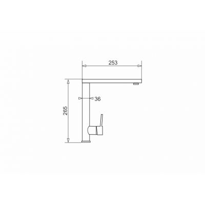 Pyramis Mido zlewozmywak 79x50 cm z baterią Trigono czarny/czarny 070176502BT
