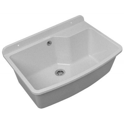 Pyramis Max umywalka ogrodowa 61x44 cm biała 070178701