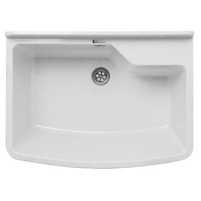 Pyramis Max umywalka ogrodowa 61x44 cm biała 070178701