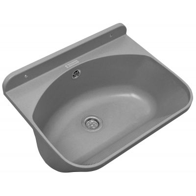 Pyramis Standard umywalka ogrodowa 46x36 cm szara 070178601