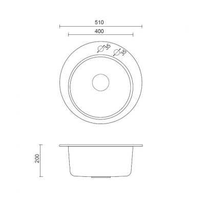 Steiner James 210 zlewozmywak 51 cm granitowy z baterią kuchenną Julia i zaślepką czarny/opalizacja srebrna ART5151S1BP_3673500BS_Z