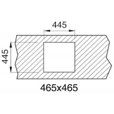 Teka E 50 1C MTX zlewozmywak stalowy 46,5x46,5 cm mikrotekstura 40109614