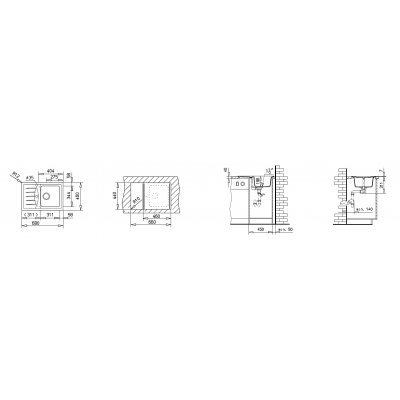 Teka Cabrera 45 B-TG zlewozmywak 68x46 cm aluminium 40145022