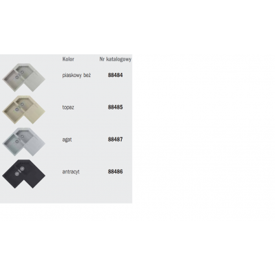 Zlewozmywak antracyt Teka Lugo E-TG 88486 