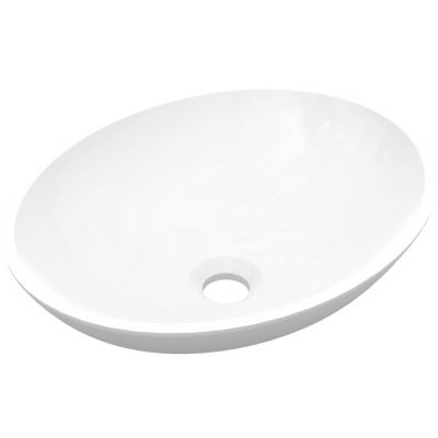 Vayer Lyra umywalka 45x36 cm nablatowa biała 045.036.011.3-4.0.1.0.0