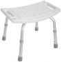 AWD Interior krzesło prysznicowe dla niepełnosprawnych biały/aluminium AWD02331409 zdj.1